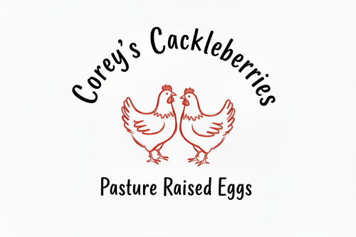 Corey's Cackleberries Logo - Perfectly Level